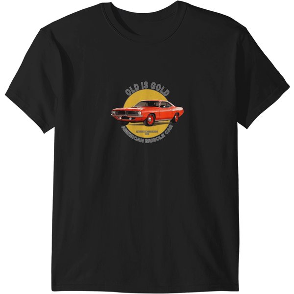 Plymouth Barracuda American Muscle Car 60S 70S T-Shirts-image