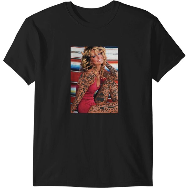 Tattooed Farrah Fawcett T-Shirts-image