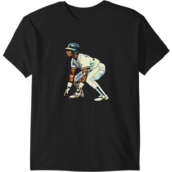 Baseball Rickey Henderson Oakland's Man Of Stealgifts For Men Women T-Shirts-image