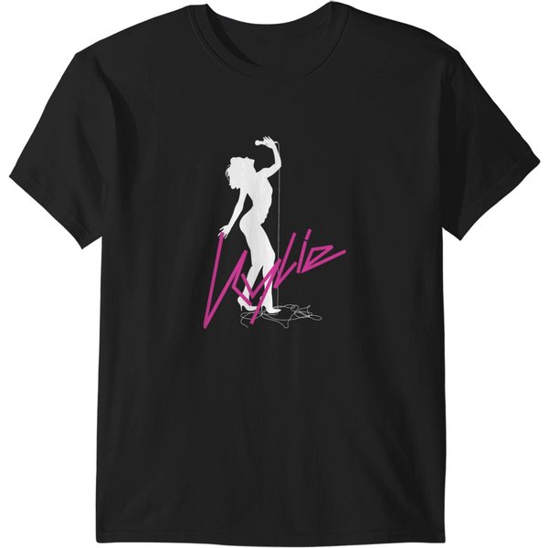 Kylie Minogue Fever 20Th Anniversary White Silhouette With Logo T-Shirts-image