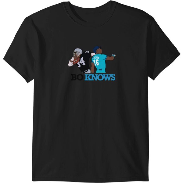 Bo Knows Playing Baseball T-Shirts-image