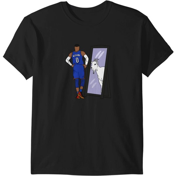 Russell Westbrook Mirror Goat Oklahoma City T-Shirts-image
