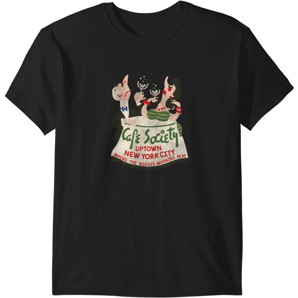 Vintage Cafe Society Defunct New York City Nightclub 1940S T-Shirts-image