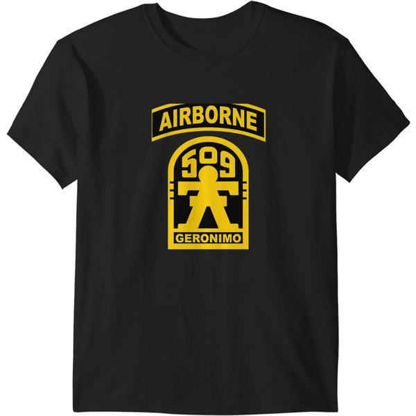 Mod.3 Geronimo 509Th Airborne Parachute Infantry T-Shirts-image