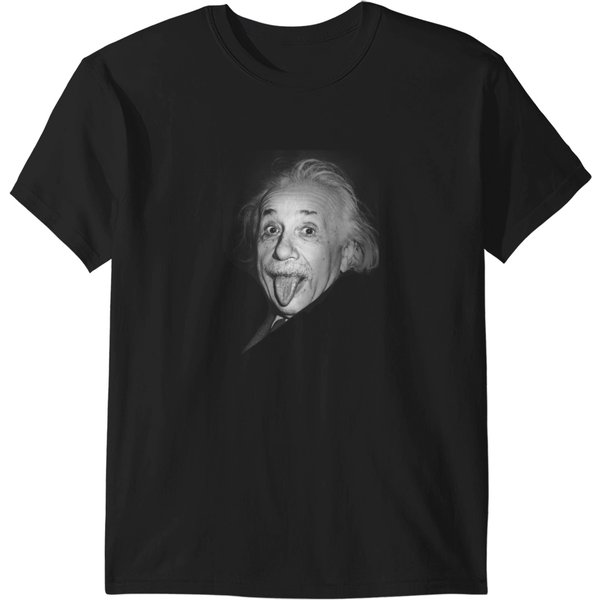 Albert-Einstein-Genius-Tongue-Funny-(1) T-Shirt T-Shirts-image