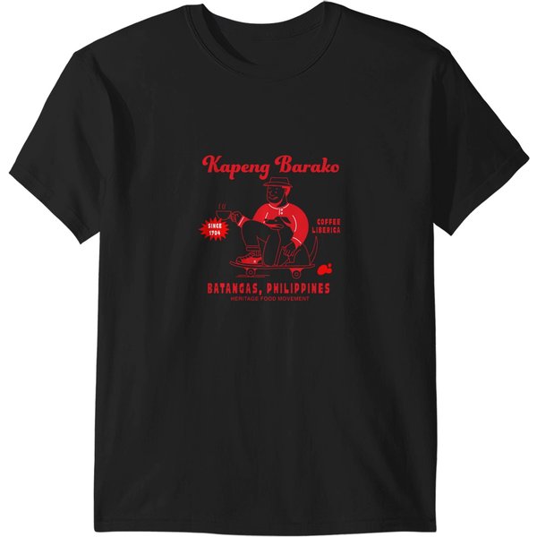 Batangas Coffee Philippines Shirt Back Print T-Shirts-image