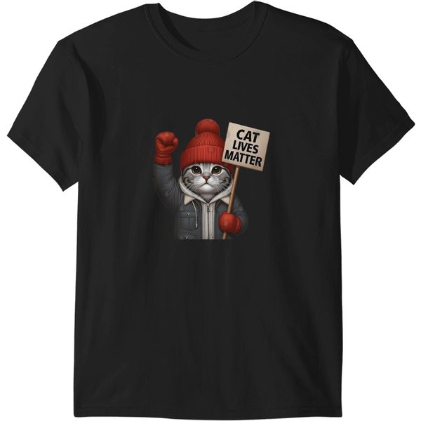 Cat Lives Matter T-Shirt T-Shirts-image