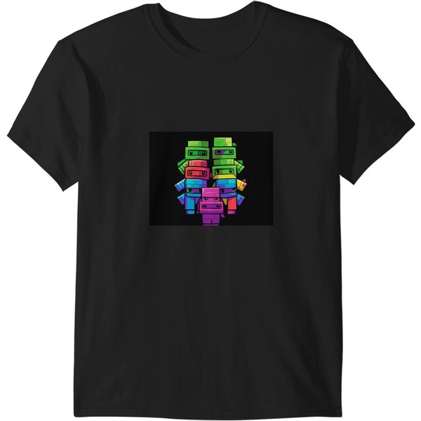 Mine Craft Design Classic T-Shirt T-Shirts-image