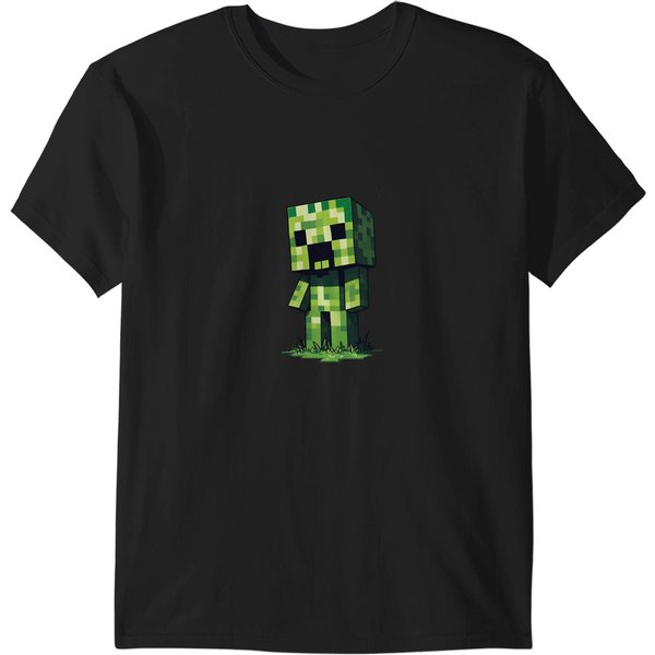 Adorable Minecraft Creeper T-Shirts-image