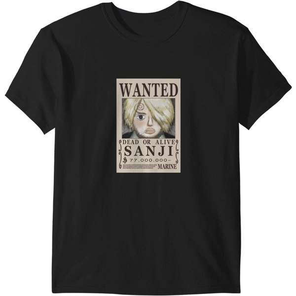 Sanji First Wanted T-Shirts-image