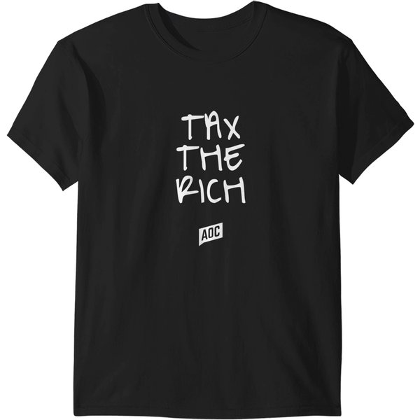 Aoc Merch Tax The Rich T-Shirts-image