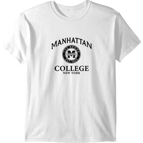 Manhattan College Circle Logo T Shirts-image