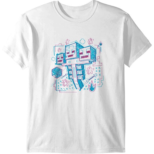 The-Minecraft-Wither-Minecraft-Wither-Minecraft-Wither-Logo T-Shirts-image