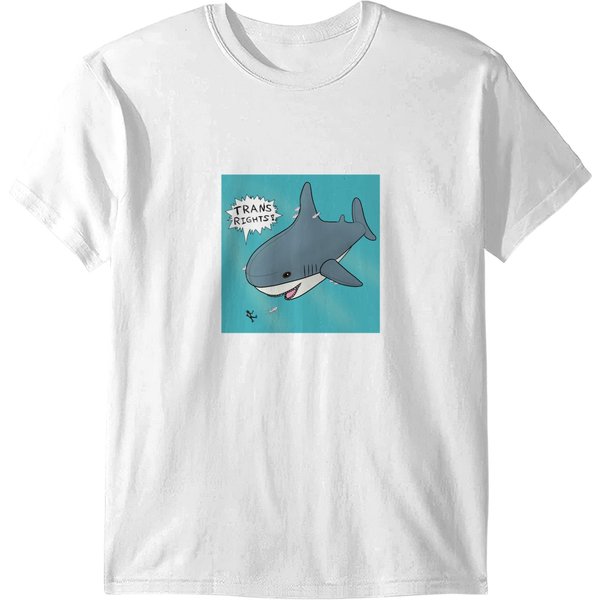 Trans Rightss Sharks Trans T-Shirts-image