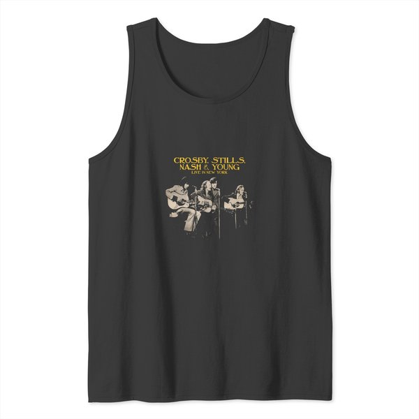 Crosby Stills Nash Young Active Tank Tops-image