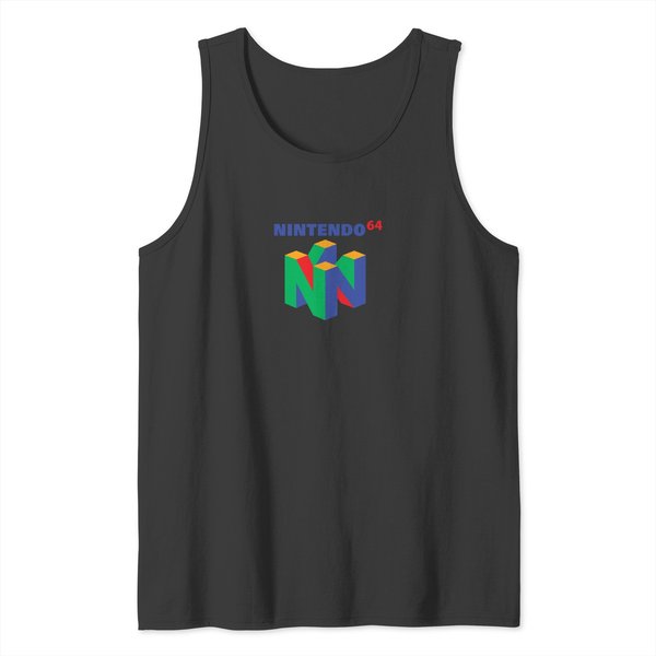 N64 Nintendo-64-Logo Tank Tops-image