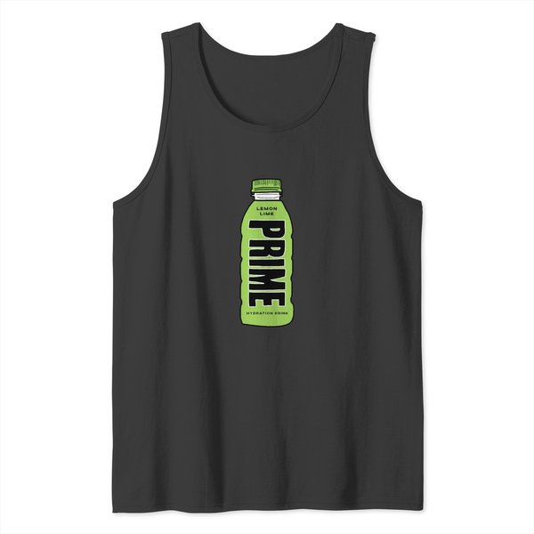 Prime Hydration Lemon Lime Bottle Tank Tops-image