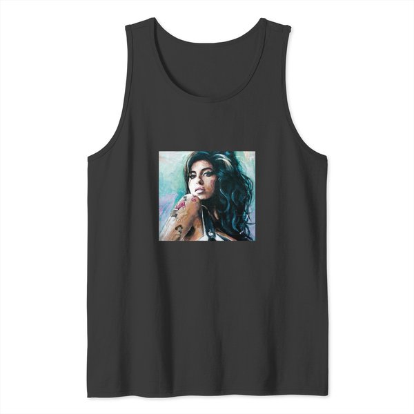 Amy Winehouse Painting 1 Amy Winehouse 21 Tank Tops-image