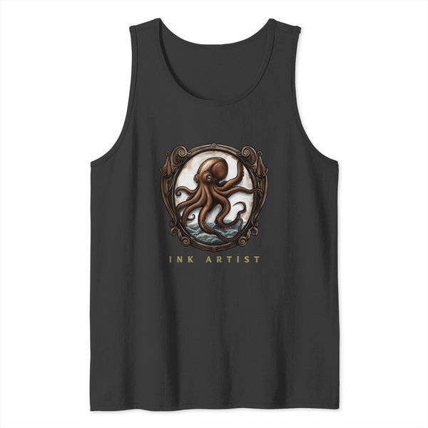 Octopus Artwork Octopus Tank Tops-image