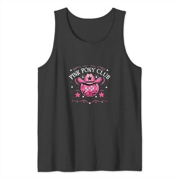 Vintage Pink Pony Club Tank Tops-image