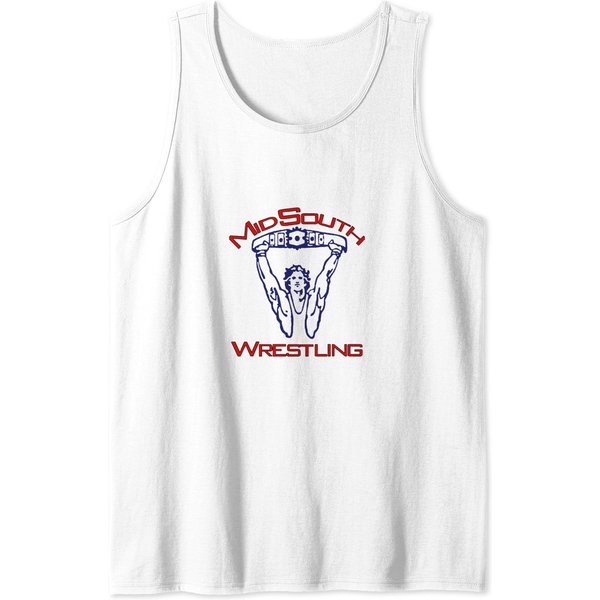 Mid-South Wrestling Logo Tank Tops-image