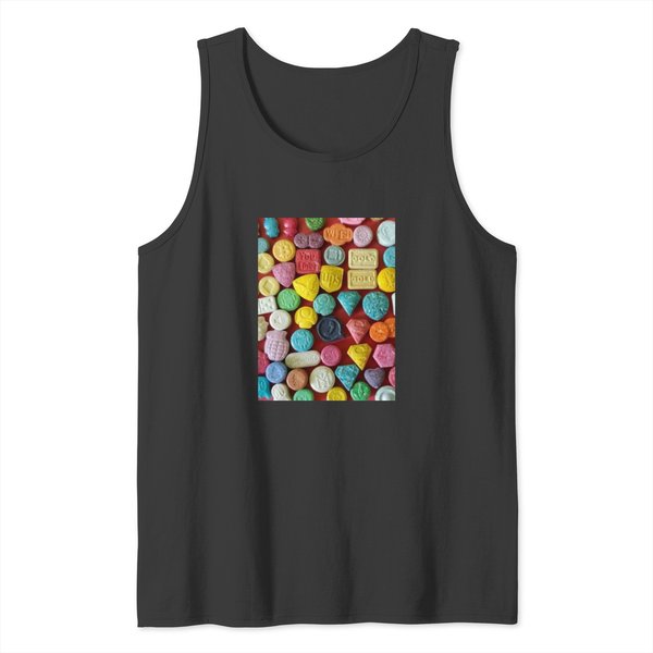 Ecstasy Tabs Graphic Tank Tops-image