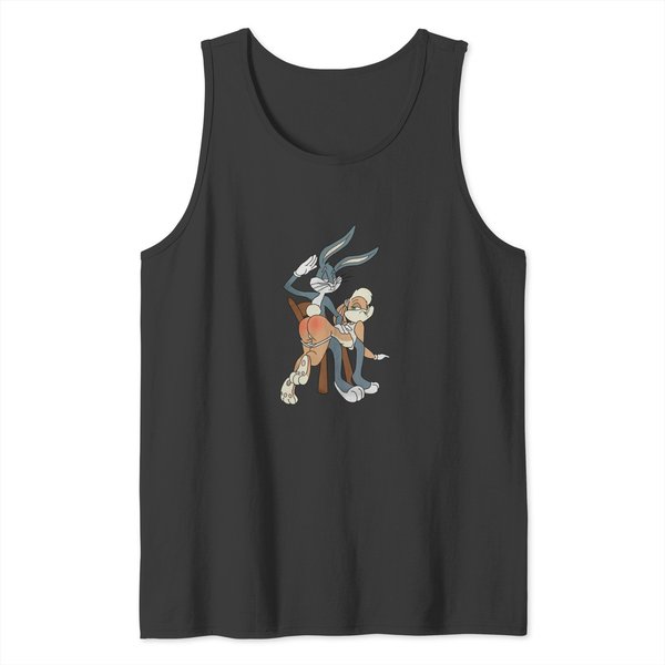Naughty Bugs Lola Bunny Slap Funny Tee Tank Tops-image