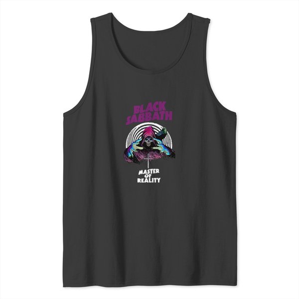 70'S Black Sabbath Master Of Reality White Men Tank Tops-image