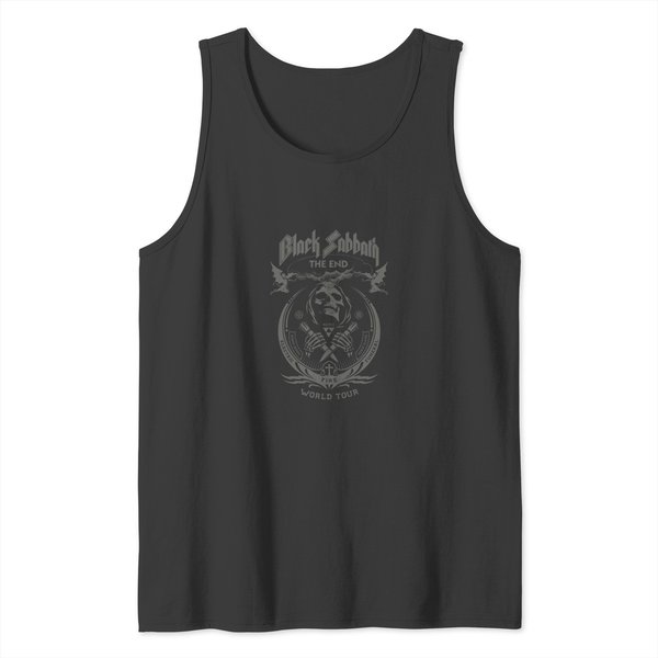 Black Sabbath The End Mushroom Cloud Tank Tops A Rock Off-image