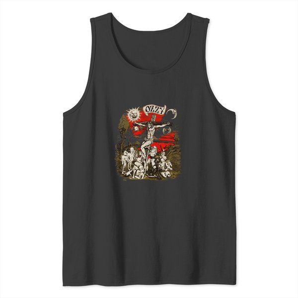 Vintage Ozzy Osbourne "Crucifixion" Glow In The Dark Tank Tops-image