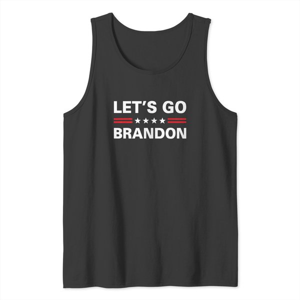 Let’S Go Brandon Conservative Us Flag Gift - Lets Go Brandon Conservative Us Flag - Tank Tops-image