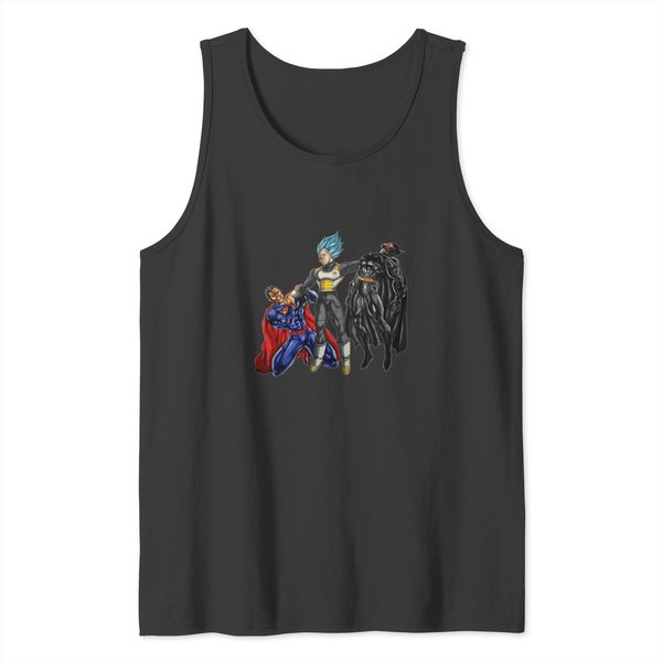 Vegeta Super Saiyan Blue Beats Super Heroes Tank Tops-image