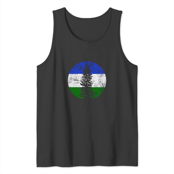 Cascadia Flag Doug Pacific Northwest Canada Forest Tank Tops-image