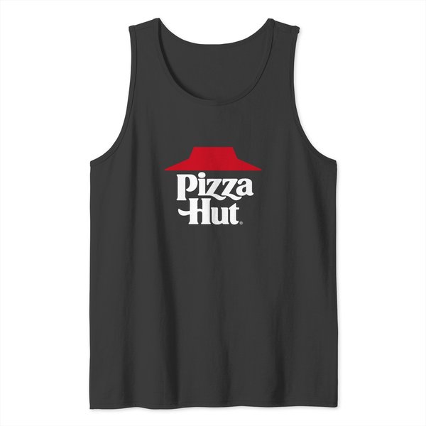 Logo - Pizza Hut Fast Food Funny Tank Tops-image