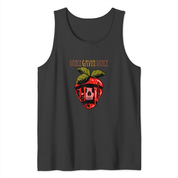 Dance Gavin Dance Strawberry Synergy Tank Tops-image