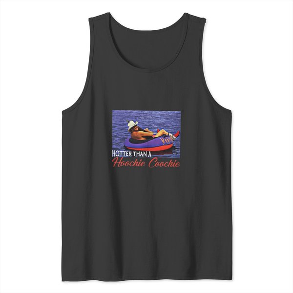 Alan Jackson Hotter Than A Hoochie Coochie Chattahoochee Tank Tops-image