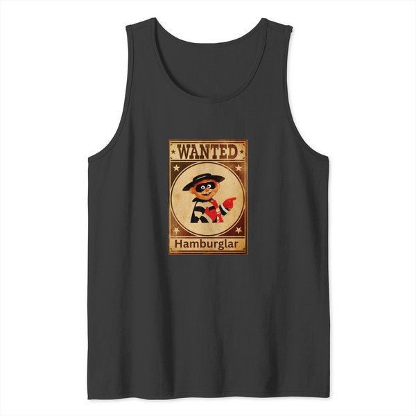 Hamburglar Wanted Original Willow Days Tank Tops-image