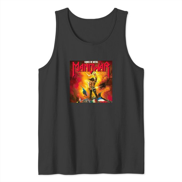 King Of Metal Manowar Tank Tops-image