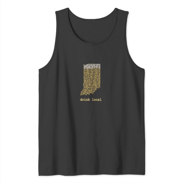 Drink Local - Indiana Beer Tank Tops-image