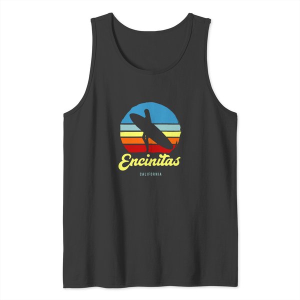 Vintage Encinitas California Browse Tank Tops-image