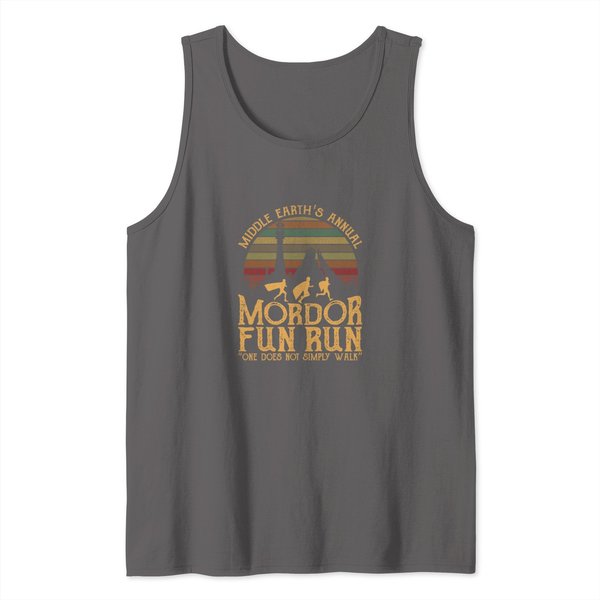 Annual Mordor Fun Run One Does Not Simply Walk Tank Tops-image