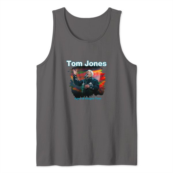 Tom Jones Ages And Stages On Tour 2024 Tank Tops-image