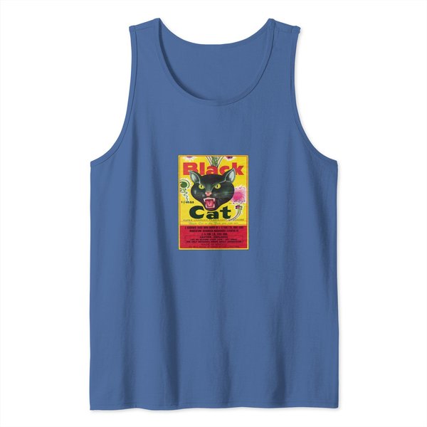 Black Cat Firecrackers Tank Tops-image