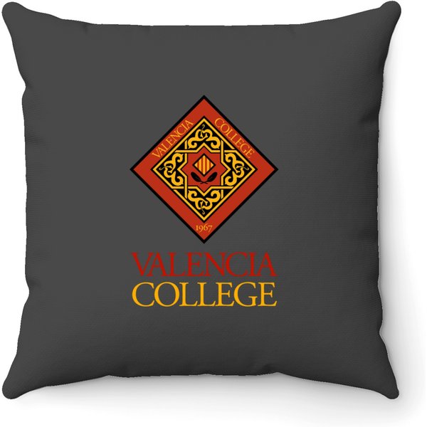 Famous Valencia College Places Throw Pillows-image