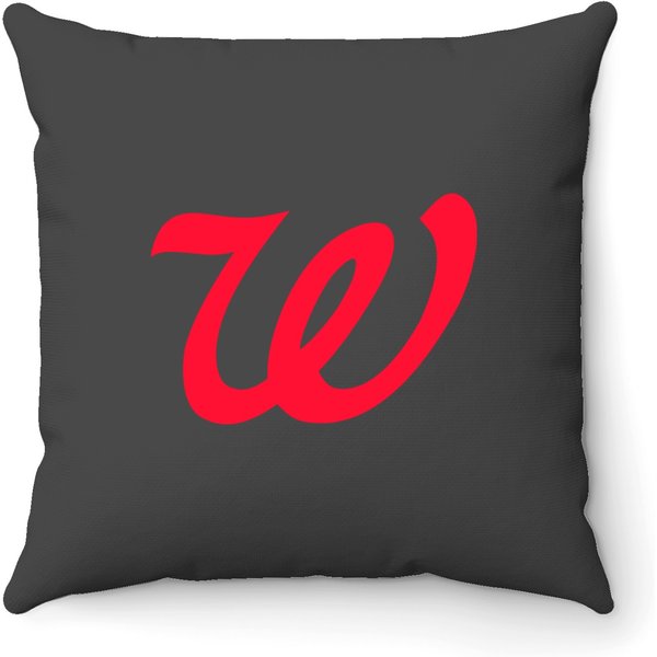 Walgreens Logo Throw Pillows-image