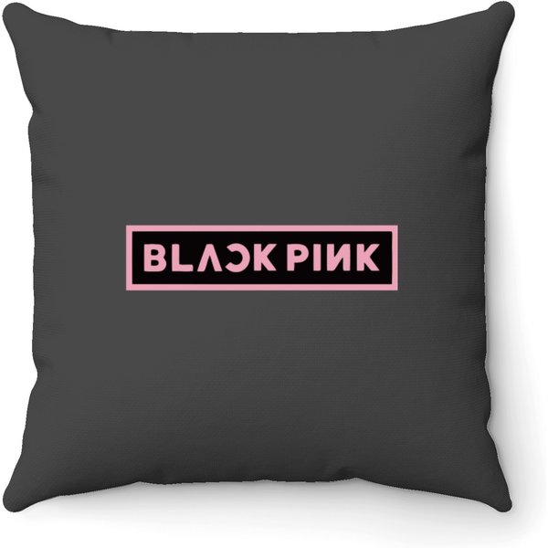 Pink Venom Lisa, Rose, Jisoo, Jennie Blackpink Throw Pillows-image