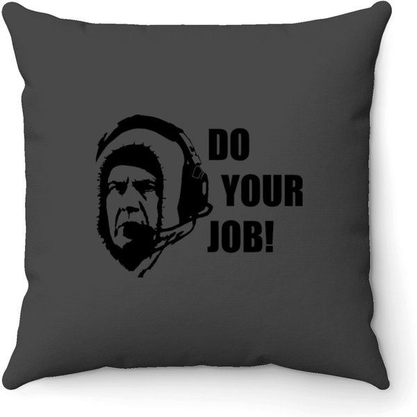 Bill Belichick, Do Your Job! Throw Pillows-image