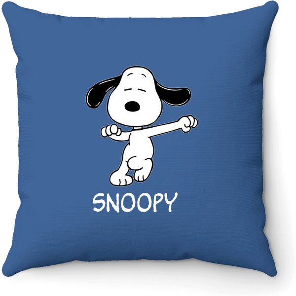 Snoopy Dance Style - Snoopy - Throw Pillows-image