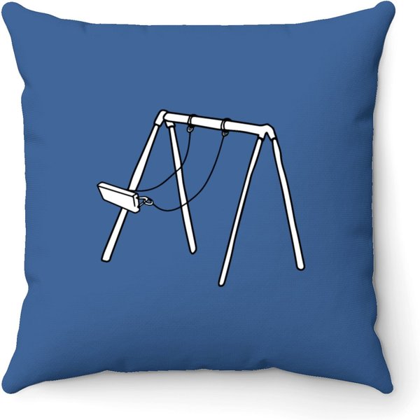 Swing Set Throw Pillows-image
