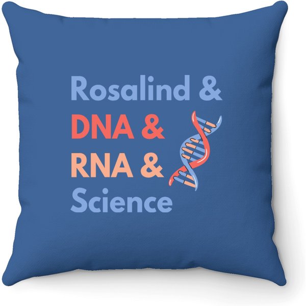 Science Rosalind Franklin Dna Rna Women Scientist Throw Pillows-image